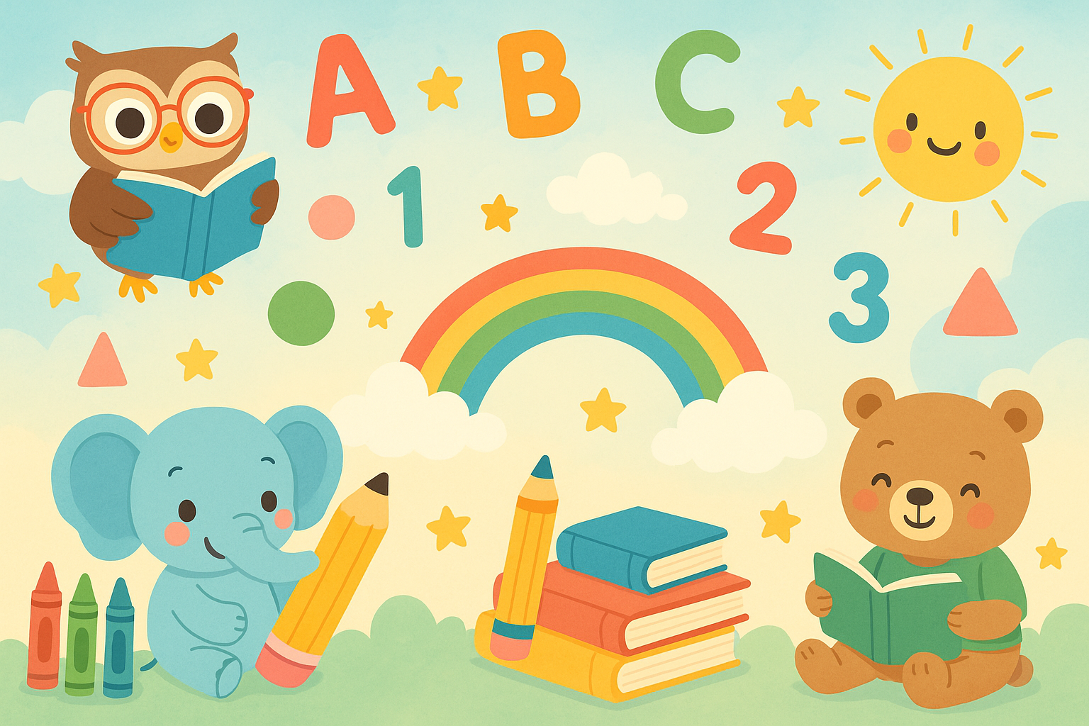 background for kids learning